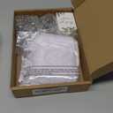 Junkin Funeral Favors Celebration of Life Favors Angel Keychains Thank You Cards for Memorial Guest Return Gifts(Bright,Transparent,100 Set)