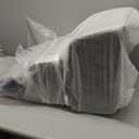 DUMOS Dog Stairs Ramp for Small Dogs and Cats, 4-Step Curved Pet Dog Steps with High-Density Foam for Puppy and Older Cats, Indoor Non-Slip Pet Ladder Ramp Stairs for Couch, High Beds, Sofa, Car, Grey (Round-19.69"Height)