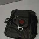 NICGID Sling Bag Chest Shoulder Backpack Crossbody Bags for Tablet Laptop Outdoor Hiking Men Women (Black-2629)