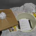 SENSARTE Ceramic Nonstick Stock Pot with Lid, 2.6 QT Soup Pot Casserole Pot, Non-toxic Healthy Pasta Pot, Large Cooking Pot Stew Pot, Induction Compatible, PFOA PFAS PTFE Free, White