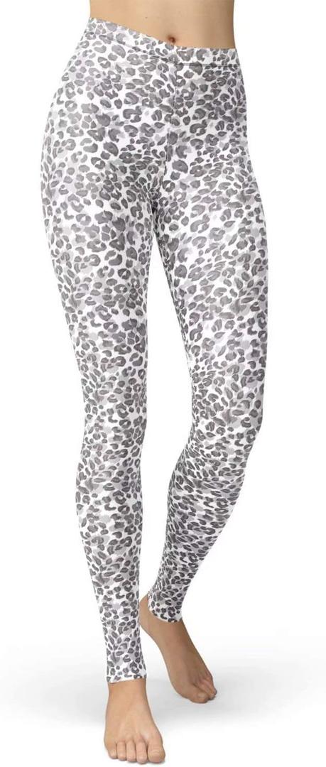 Women's Leopard Printed Leggings Animal Skin Brushed Buttery Soft Tights