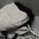 Homemate Electric Heated Blanket Queen Size - 84"x90" Heating Blanket Queen Size Dual Control 1/2/4/6/8 Hours Auto-Off 10 Heat Level Over-Heat Protection Flannel Sherpa ETL Certification (07 - Black)