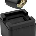 BTSD-home 3 Inch Heavy Duty Bed Risers Adjustable Bed Lifts Fits to All Wheels of Furniture, Sofa, Table and Couch 4 Pack