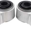 NewYall Pair Front Lower Rearward Suspension Control Arm Bushing with Bracket Housing for Ford Explorer 2011-2019 Police Interceptor Utility 2013-2019 Left Driver and Right Passenger Side