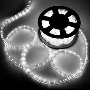 100FT 720 LED Rope Lights, Outdoor Waterproof Tube Lights, LED Connectable Rope Lights for Indoor Outdoor Deck, Pool, Landscape, Background, Trees, Bridges, Eaves Decorative with UL Listed (White)