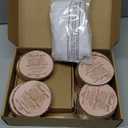 LemonRoad 251 Pcs Wedding Favors for Guests Cork Coasters Bulk Thank You for Celebrating with Us Party Decoration Cards Flower and Organza Bags for Wedding Gift Bridal Shower Party Favors