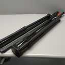 Shimeyao Metal Shopping Bag Rack Adjustable Height 51-71 Inch Heavy Duty Retail Store Display Rack Stand Shopping Bag Holder with 4 Foldable Arms for Store Mall Boutique (Black)