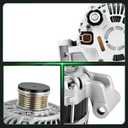 11554N Alternator 12V 160A, Replacement for Jeep Cherokee Compass Renegade 2.4L 2014-2021, Fiat 500X 2.4L 2016-2018, Chrysler 200 2.4L 2015-2017