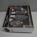 Flameless Candles with Remote, Battery Operated Flickering Flameless Candles, Pack of 8 Black LED Candles with Timer, 4 Pillars Candles and 4 Votives Candles Set for Wedding, Holiday, Party