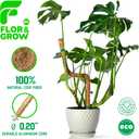 2 x 2 Pack 28" Sturdy Easy to Use Moss Pole Monstera Plant Support Stakes - Plant Stakes for Indoor Plants, Moss Poles for Climbing Plants, Tutores para Plantas Trepadoras Monstera Support Sticks