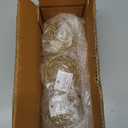 Modern Day Accents 3377 Guita Gold Wire Spheres Set of 3, Decorative Balls, Orb Ball, Shelf Decor, Table Dough Bowl Filler Home, Office, Kitchen, Living Room, Room Decor Aesthetic, 3" D