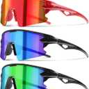 Youth Baseball Sunglasses for Boys Girls Kids Sports Sun Glasses Softball Cycling UV400 Protection Ages 3-14