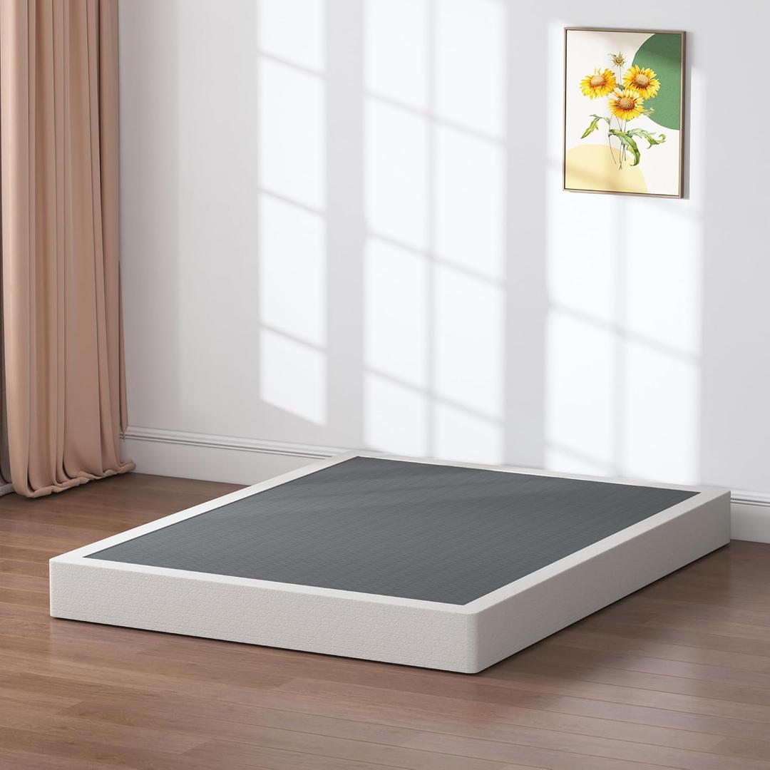 King Box Spring 7 Inch Metal Frame Mattress Foundation Bed Base