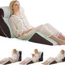 Bambulex 4PCS Wedge Pillow Set for After Surgery, Orthopedic Bed Wedge Pillow for Back Pain Relief, Sitting Up in Bed, Acid Reflux, Adjustable Post Surgery Pillows for GERD, Snoring, White/Grey