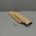 Chinchilla Bamboo Hanging Tunnel Toys, Guinea Pig Tunnel Tube Toy, Small Animal Cage Accessories for Chinchilla Ferret Guinea Pig Rat (B)