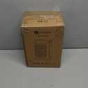 DR.PREPARE 1500W Small Space Heater for Indoor Use, Portable PTC Ceramic Electric Heater with Thermostat, Oscillation, Remote, 12H Timer, 3 Heat Modes + Fan + ECO Mode, Safe Heater for Office Bedroom