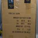 TENGCHANG 22'' Black Industry Table Legs Metal Bench Coffee Desk Chair Leg Set of 2