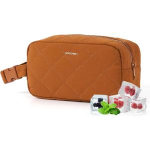 Small Cooler Bag Freezable Lunch Bag for Work School Travel,Small Lunch Bag,insulated snack bag,Mini Cooler,Lunch bag small Fit For YogurtCaramel