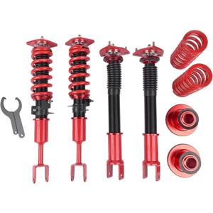 GELUOXI Height Adjustable Coilover Suspension Shock Absorber Lowering Kit Replacement for 2003-2008 Nissan 350Z Infiniti G35 RWD Coilovers Springs Struts