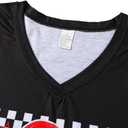 YIJIU Women's Short Sleeve Tops and Capri Pants Cute Cartoon Print Pajama Sets (S)