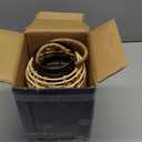 Handwoven Rattan Lantern Set, Metal Frame, Natural Boho Style, Patio Decorative Lanterns.