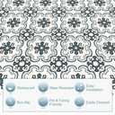MORCART Peel and Stick Floor Tile - 20 PCS, 7.87" x 7.87" Vinyl Flooring - Waterproof Self-Adhesive Tile Sticker for Wall Backsplashes, Bathroom, Kitchen - Green & Grey Look