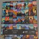 National Parks Puzzle for Adults 1000 Pieces, Travel Poster Landscape Puzzle Including Zion Yellowstone Yosemite, Nature Jigsaw Puzzles Scenery Mountain Scene