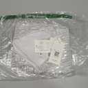 GRACE KARIN Womens Sparkly Sequin Tops,3/4 Sleeve Glitter Party Dressy Blouse,V-Neck Disco Evening Club Concert Shirt, M, White