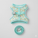 Dog Harness And Matching Leash, Size L