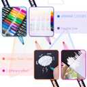 24-Pack Shimmer Silver Outline Pens, Glitter Markers Metallic Ink Waterproof Quick-Dry Low-Odor Fiber Tip for Journals Greeting Cards Bullet Notes Vibrant Durable