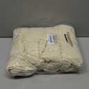 Dining Chair Covers, Jacquard Stretch Kitchen Chair Covers, Dining Room Chair Cover Set of 4, Detachable Washable Chair Covers, Chair Slipcovers, for Home, Restaurant, Banquet (Ginkgo, Cream)