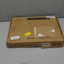 Suptek Glass Floating Shelves, TV Wall Mount with Shelf for DVD Player / PS4 / Cable Boxes/Game Consoles/Sky Box/TV Accessories, Flat Black 2-Tier Wall Mount Bracket