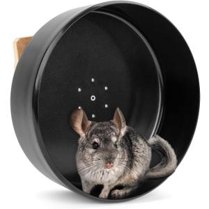 Niteangel Silent Chinchilla Exercise Wheel - 13.8'' Large Activity Running Small Animal Wheel for Chinchilla Degu or Other Similar-Sized Pets
