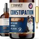 Dog Constipation Relief Made in USA Liquid Stool Softener for Dogs, Fast Acting Dog Laxative for Constipation & Blockage Support, Gentle Digestive Aid