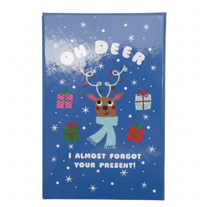 2 x Holiday Home Oh Deer Gift Card Holder Tin , 1ct
