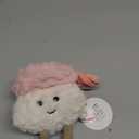 Apricot Lamb Sushi Plush Food Plushies Stuffed Animals for Kids, Soft Cute Plush Toys for Baby Girl and Boy, Fluffy Shrimp Sushi 3.5 Inches