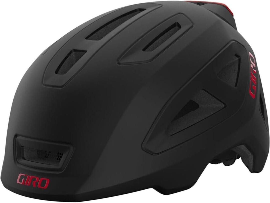 Giro Scamp MIPS II Youth Bike Helmet - Matte Black/ Red - Size S (49–53 cm)