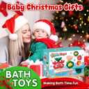 Baby Bath Toys for Kids Ages 1-3, Crab Bathtub Water Toys for Toddler 2-4, Mold Free Bath Toys W/ Suction Cup for Babies 6-12 Months Boys Girls Infant Gifts (Pink)
