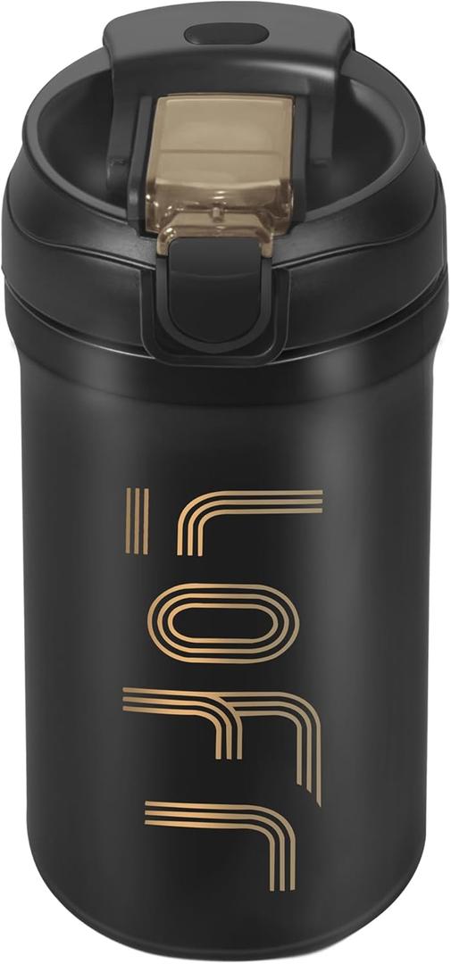 21oz Coffee Travel Mug Spill Proof Leak Proof, Insulated Mugs Tumbler for Hot and Cold, Stainless Steel Vacuum Cups for Iced & Hot Coffee, Water, Drink, Black