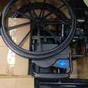 4 x Medline Lightweight Wheelchair for Adults With Swing-Back, Desk-Length Arms, Elevating Leg Rests; 20" x 16"D Seat