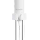 Flendy Rechargeable Milk Frother Handheld, Coffee Frother Handheld with USB-C Charging Stand, Electric Drink Mixer Handheld, Mini Electric Whisk Frother for Coffee, Matcha, etc (Blizzard White)