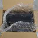 Liacere100PCS Black Plastic Plates-Premium Black Square Disposable Plates-Include 50PCS 9.5inch Dinner Plates - 50PCS 6inch Dessert Plates for Party&New Year&Halloween