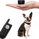 Tiniest Dog Shock Collar, Lightest Dog Training Collar with Remote for Small Dogs 5-15lbs & Medium Large Dogs/Puppies, Waterproof, Rechargeable, 1300ft Range (Black&Ultra Tiny)
