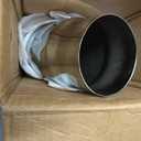 HILMITILE Exhaust Tip, 5 Inch Diesel Exhaust Tip Elbow Tip with a Clamp, 5'' Inlet 6'' Outlet Chrome Exhaust Tip for Pickups, Trucks and Cars