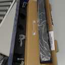 DLONE Linear Shower Drain | 24" AISI 304 Stainless Steel Shower Drain, Black Linear Drain with 2-in-1 Tile Insert Panel & Adjustable Feet, Long Rectangle Shower Floor Drain in Bathroom, Balcony, etc, Matte Black