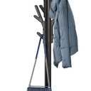 Simple Houseware Standing Coat and Hat Hanger Organizer Tree Shaped Rack for Entryway, Bedroom, and Hallway, 18 Hooks, Black