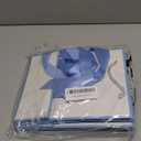 Silkfly 12 Pcs Wedding Paper Gift Bags with Handle 9x7x3.15'' Thank You Gifts Bags with Ribbon Bow Bridal Shower Gifts for Baby Shower Graduation Holiday Birthday Party Supplies (White,Light Blue)