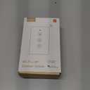 MOES Triple Dimmer Switch for LED Lights, Full Range Dimming, WiFi Smart Light Switch Neutral Wire Required, Single Pole, 300W INC, 75W LED/CFL, Smart Life/Tuya APP Remote Control