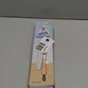 MR.SIGA All Purpose Silicone Squeegee for Shower Door, Mirror, Glass, Streak Free Shower Squeegee, Pivoting Bamboo Handle, Includes 1 Suction Hook, 10 inch Wide, 1 Pack (White)