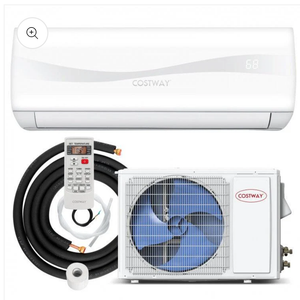 Split Air Conditioner FP10293US-WH with Heater,12000BTU 208-230V Ductless Mini